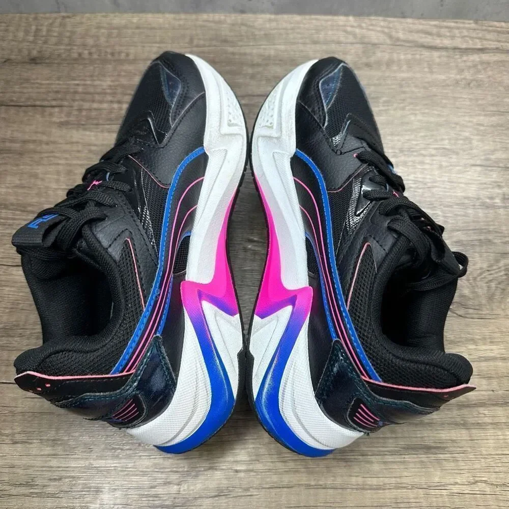 Puma~RS‎ Pulsoid Cosmic~Girl’s~Black/Pink/Blue Athletic Sneakers~Size 5